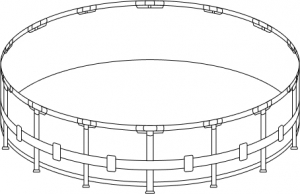 Каркас бассейна Intex Prizm Frame 366х122см